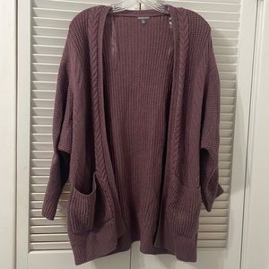 Purple cardigan size M. Charlotte Russe